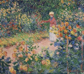 Tuin in Giverny, 1895